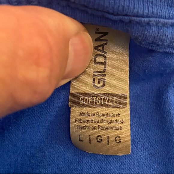 Kansas Jayhawks Gildan Jalen Wilson T Shirt Color Blue Size Large - Picture 4 of 5